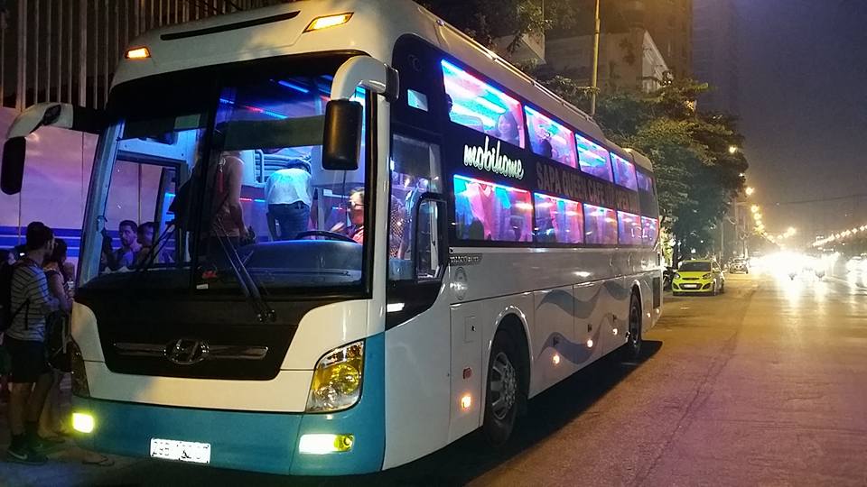 Xe bus giường nằm Hà Nội đi Sapa